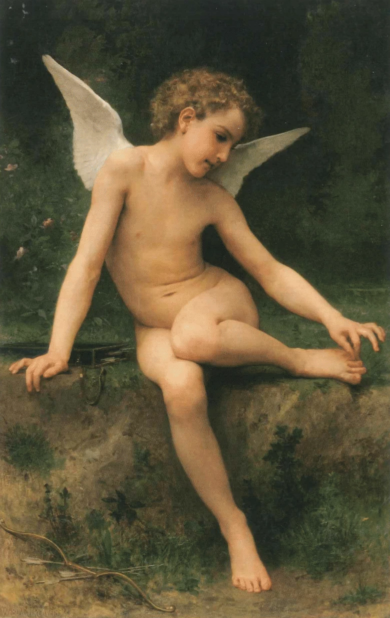 Cupido con una spina